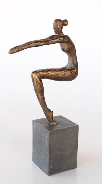 Gymnastic Girl On Stand